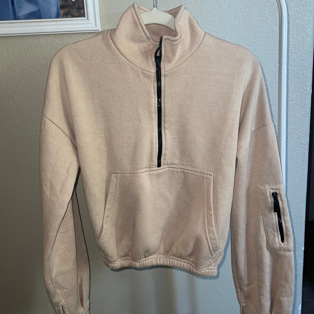 Pretty Little Thing Quarter Zip Sweater